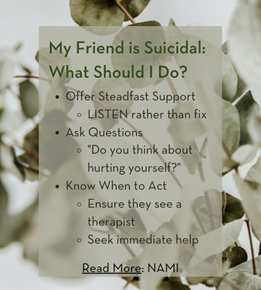 Suicide Graphic: What Should I do?