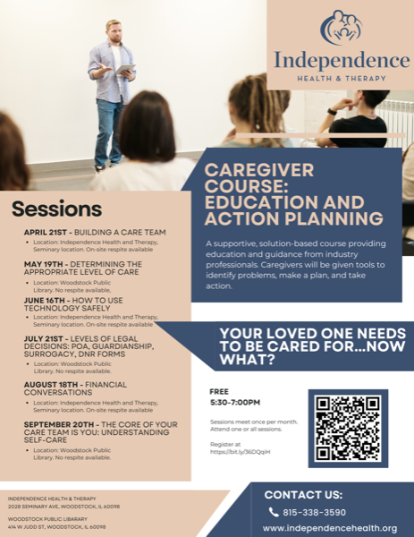 Caregiver Course Flyer
