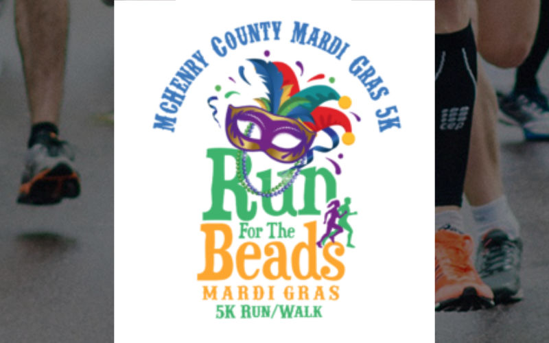 McHenry County Mardi Gras Run for the Beads 5K Run/Walk